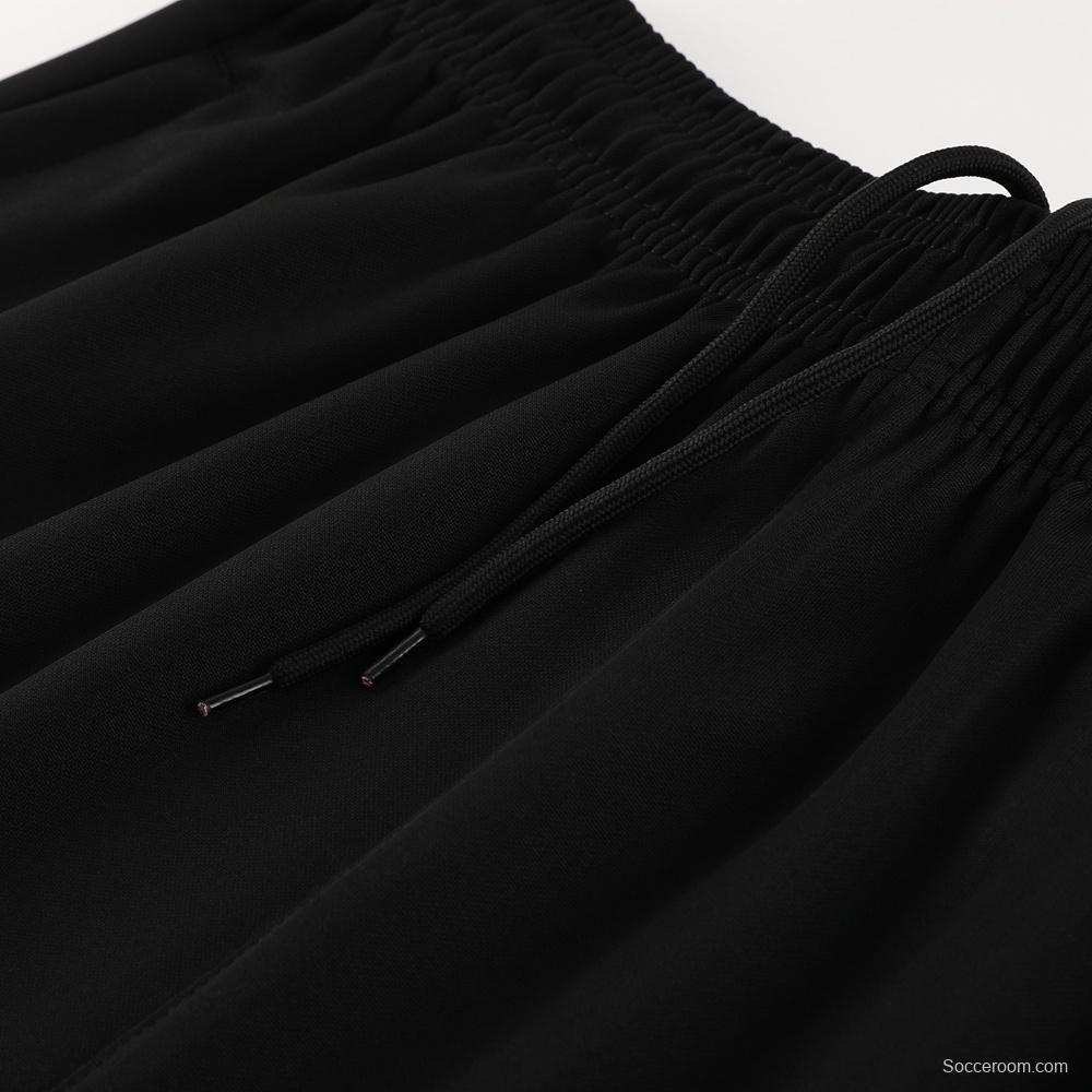 23/24 AC Milan Red S-2XL Half Zipper Jacket+Long Pants