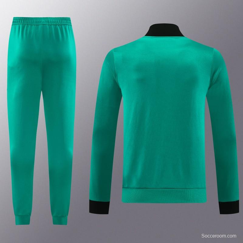 25/26 Liverpool Green Full Zipper Jacket +Long Pants