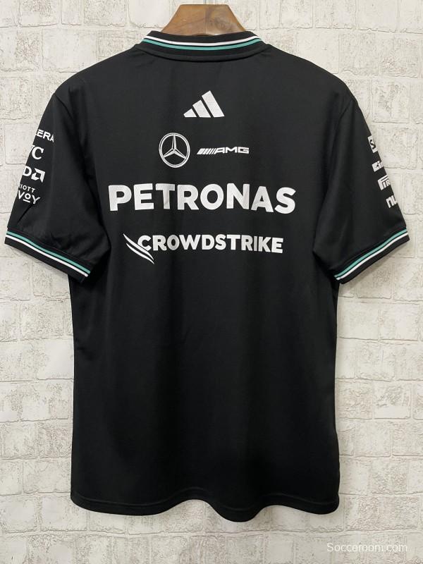 2026 F1 Mercedes-AMG Petronas F1 Team Black with Teal Trim Jersey