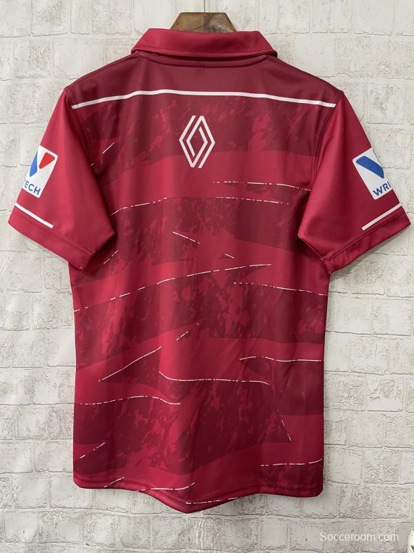 25/26 Westmeath GAA Maroon with Contour Lines Pattern Jersey