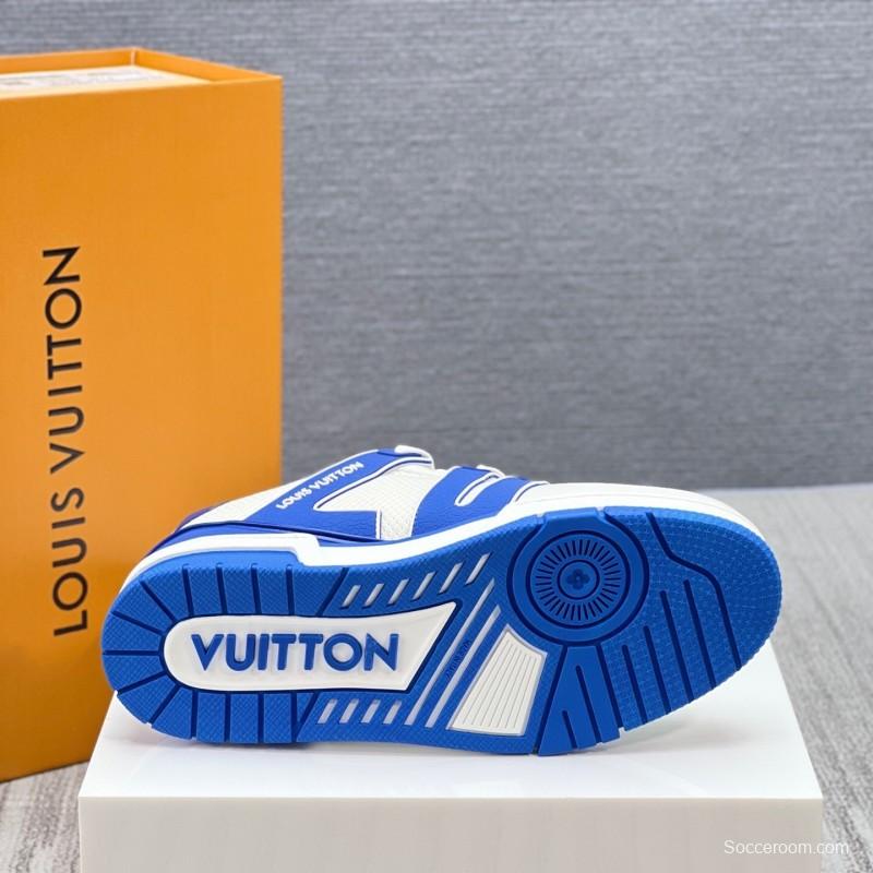 Louis Vuitton Trainer Sneaker Low 2025 SS New Colorway Unisex Casual Sports Basketball Shoes - LY00400