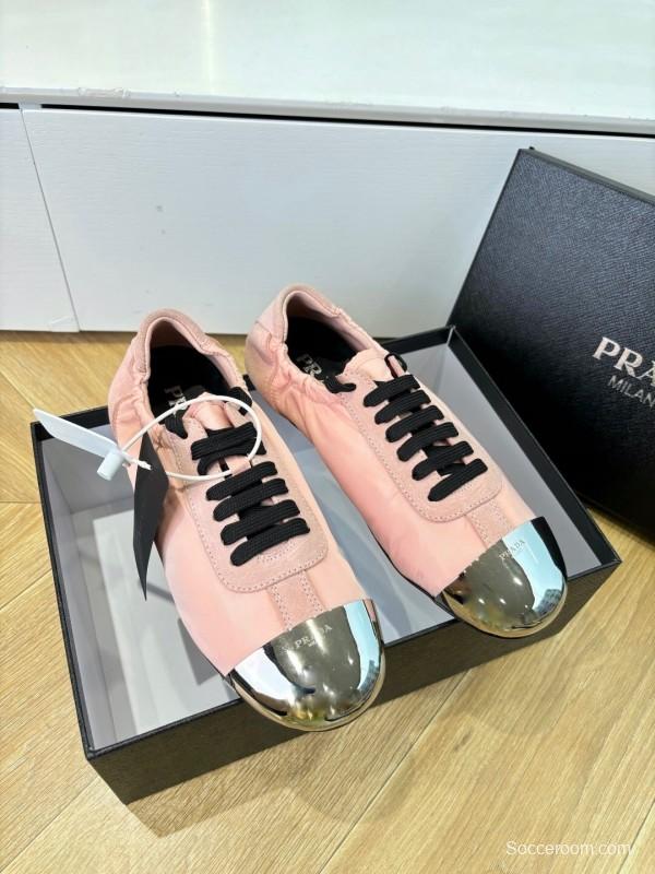 Prada 2025/SS Metal Toe Thin Sole Training Shoes Casual Shoes - LY00280