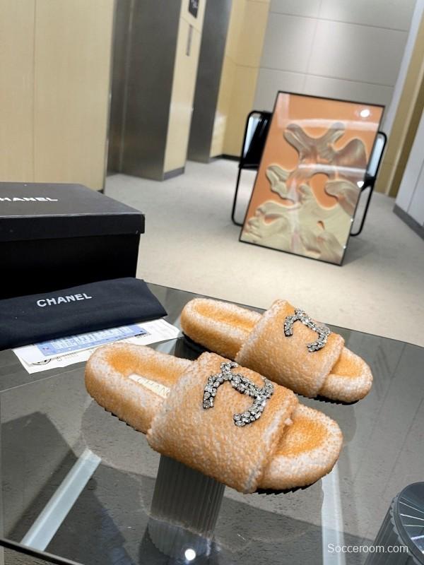 Chanel 2025 SS New Wool Slippers Soft Wool - LY00280