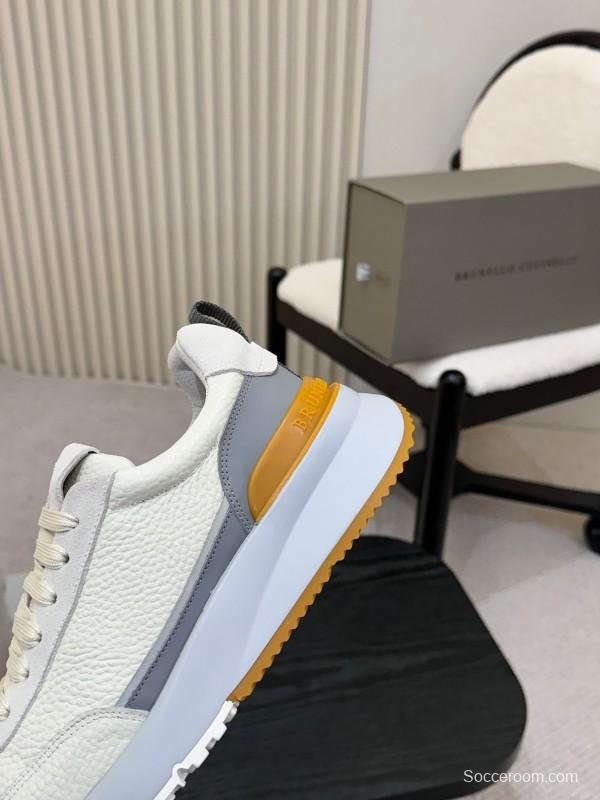 Brunello Cucinelli Casual Sneakers with Seasonal Colors and Leather Lining - KFY00320