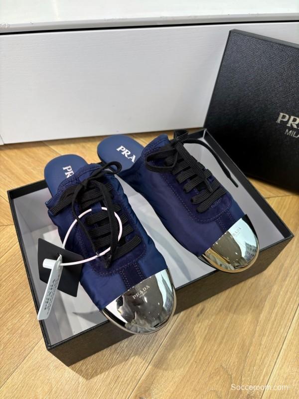 Prada 2025/SS Metal Toe Thin Sole Training Shoes Casual Shoes - LY00270