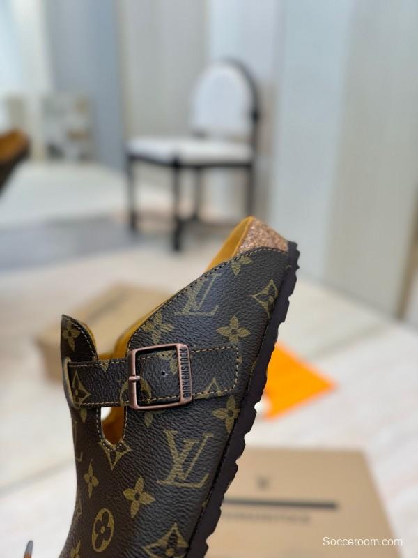 Louis Vuitton Boston Closed-Toe Soft Sole Mule Slippers - KFY00300