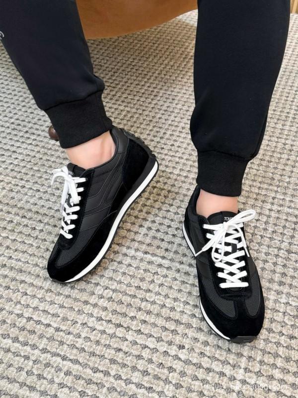 TOM FORD 2025 Spring Summer Fashion Casual Shoes with Classic Color Blocking and Imported Leather Insole - AS00350