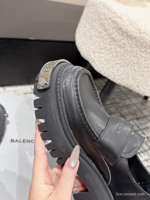 Balenciaga 2025 SS Loafers with Retro Design and Lightweight TPU Sole - KFY00320