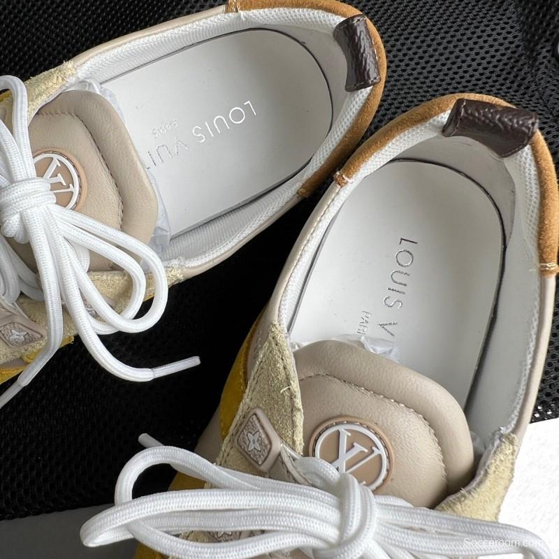 Lv Sneakerina 2025 SS Ballet Round Toe Lace-Up Low Top Lifestyle Casual Shoes - YC