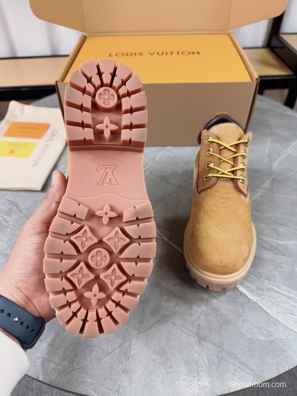 Timberland LV Monogram Ankle Boots Waterproof Suede - LY00370