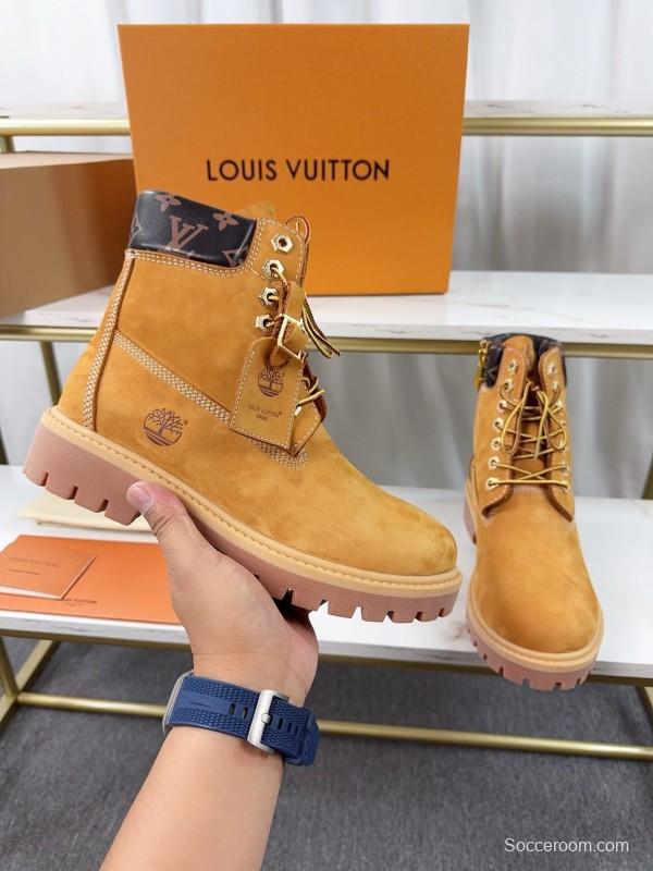 Timberland 6-Inch Monogram Ankle Boots Waterproof Suede Collaboration - LY00380