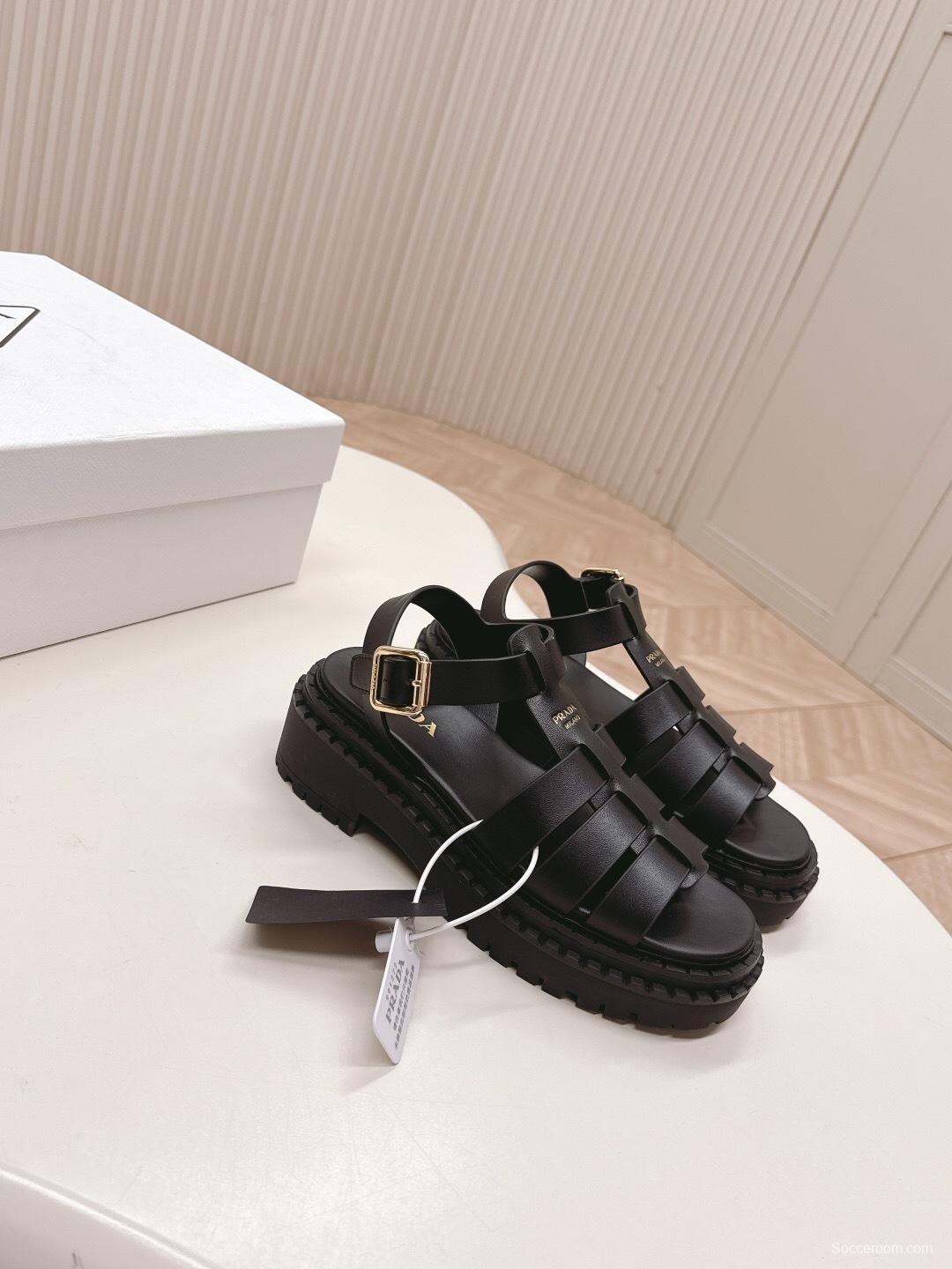 Prada Spring/Summer 2025 Low-Top Sandals Roman Platform - LY00290