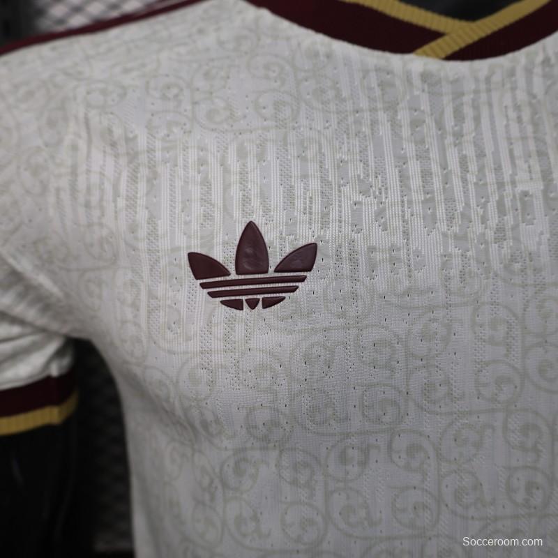 2026 Player Version  Spain Away Off-White Jersey