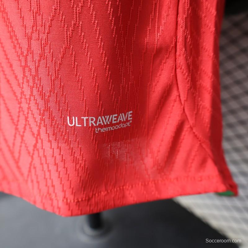 Player Version 26/27 Morocco Red & Green Home Jersey