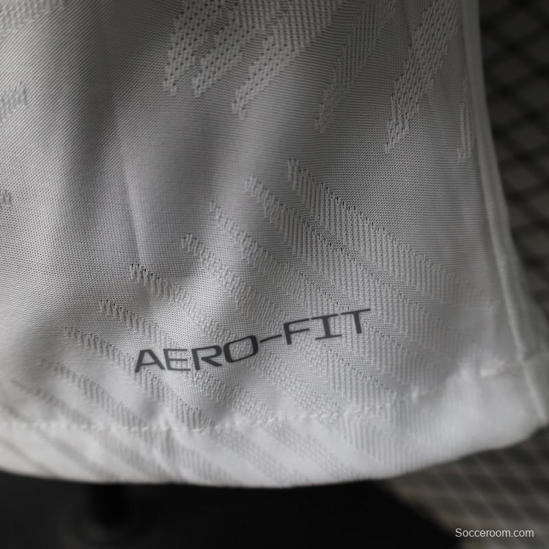 Player Version 2026 Brazil White with Palm Leaf Pattern Special Edition Jersey