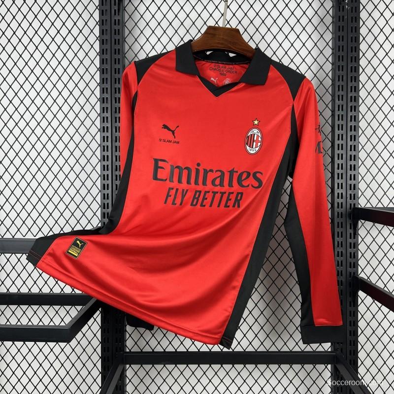 2026/27 Mens AC Milan Fourth Long Sleeve Jersey