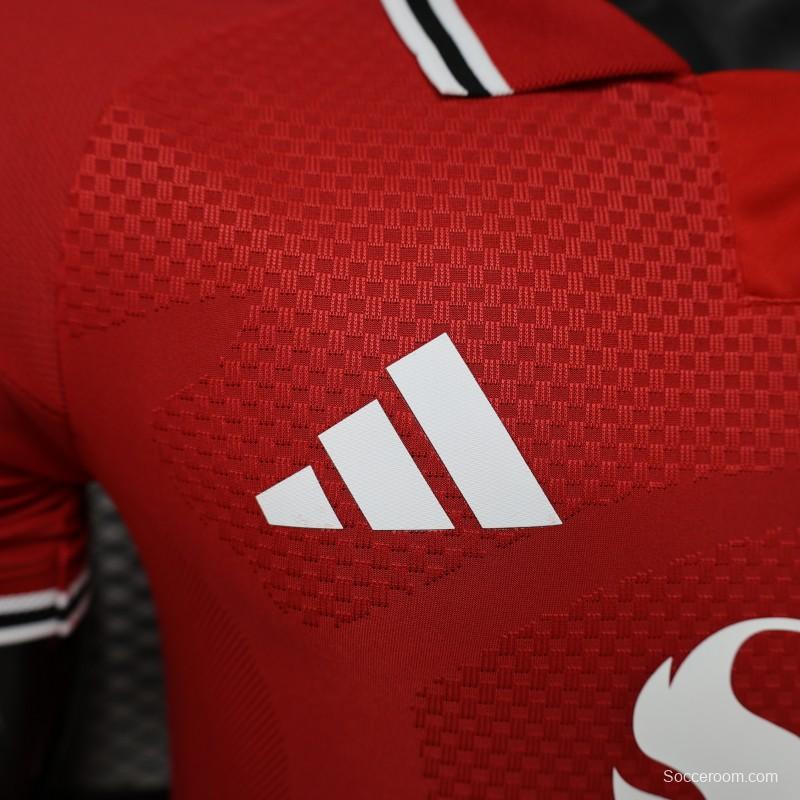 Player Version 25/26 Manchester United Red  Home Jersey