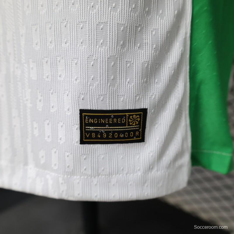 Player Version 26/27 Atlético Nacional White & Green Accent Away Jersey