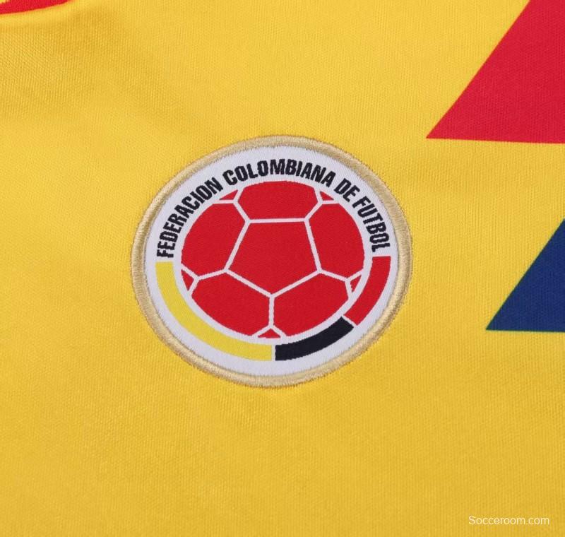Retro Kids 1990 Colombia Home Jersey