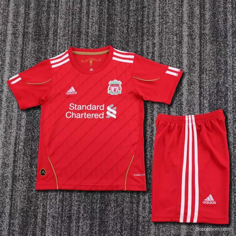 Retro Kids 2010 Liverpool Home Jersey