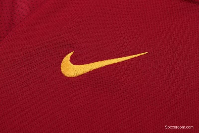 Retro 17/18 Kids AS Roma Home Jersey