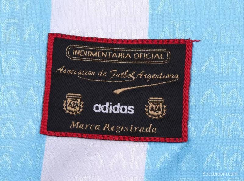 Retro Kids  96/97 Argentina Home Jacquard Jersey