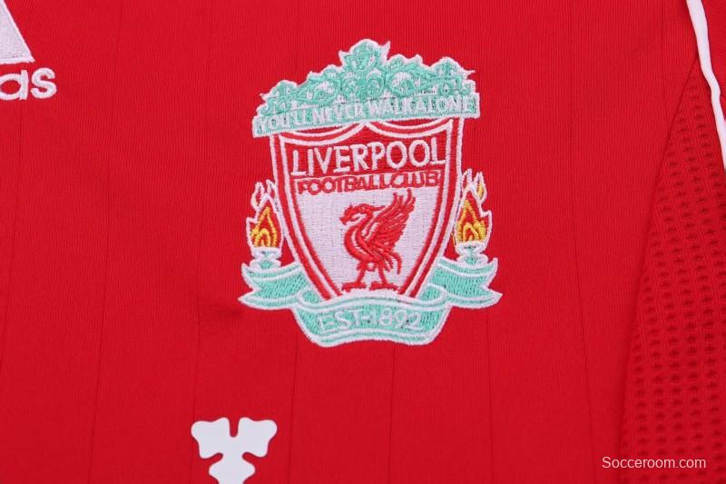 Retro Kids 06/08 Liverpool Red Home Jersey