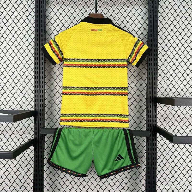 2026 Kids Jamaica X Bob Marley Home Jersey Kit