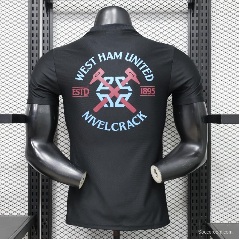 layer Version 26/27 West Ham United Training Dark Grey  Jersey