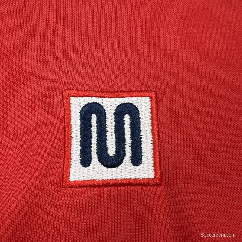 1983/84 Retro Real Zaragoza Home Long Sleeve Jersey