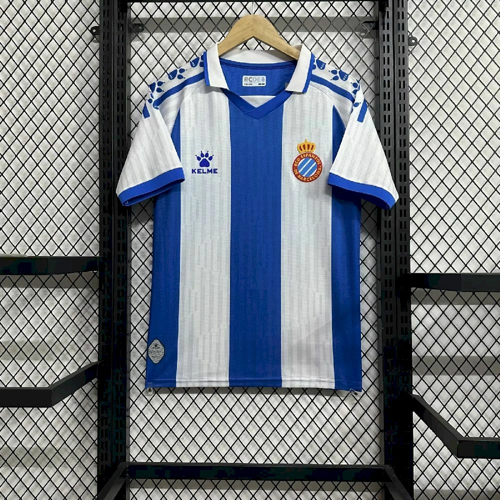 2025/26 Mens RCD Espanyol Home Jersey