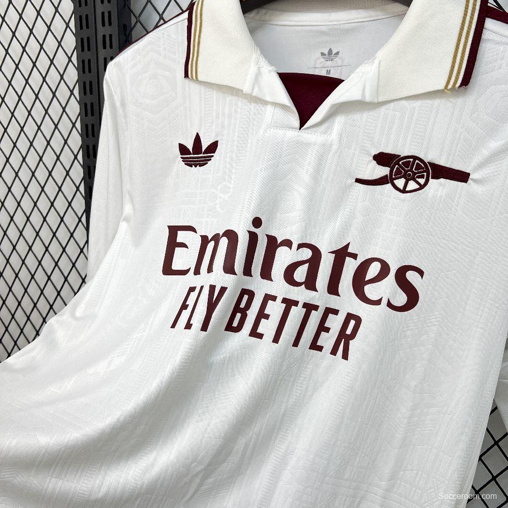 2025/26 Mens Arsenal Third Long Sleeve Jersey