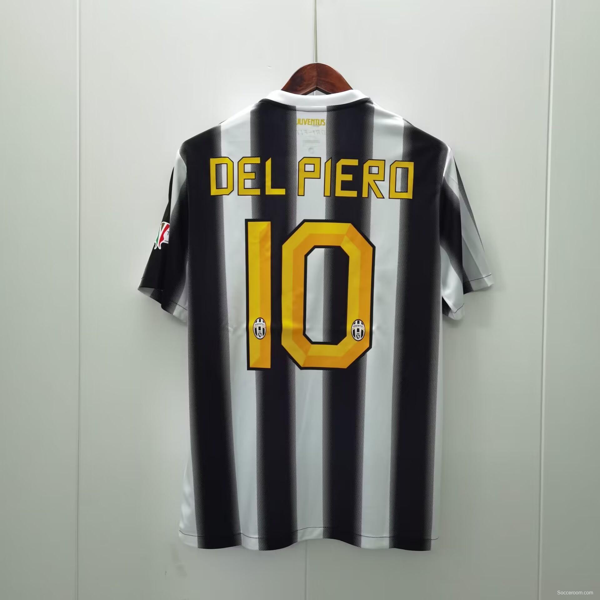 Retro 10/11 Juventus Home Jersey With Full Patches