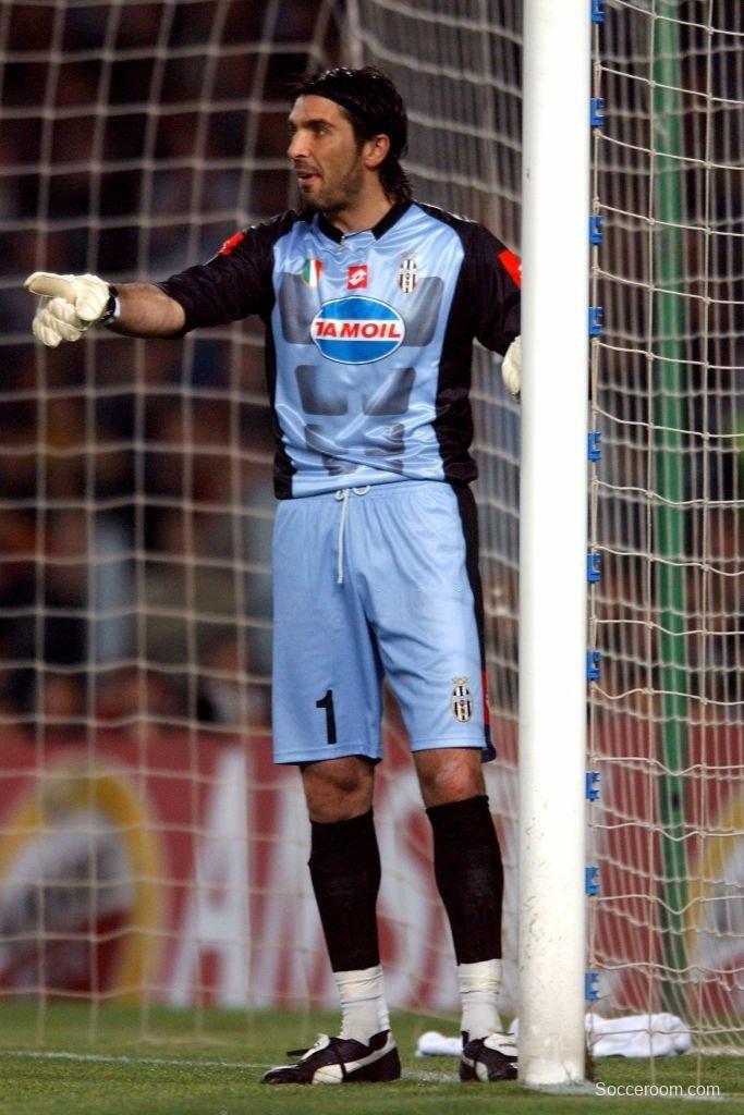 Retro 02/03 Juventus Goalkeeper Blue Jersey Worn By Buffon