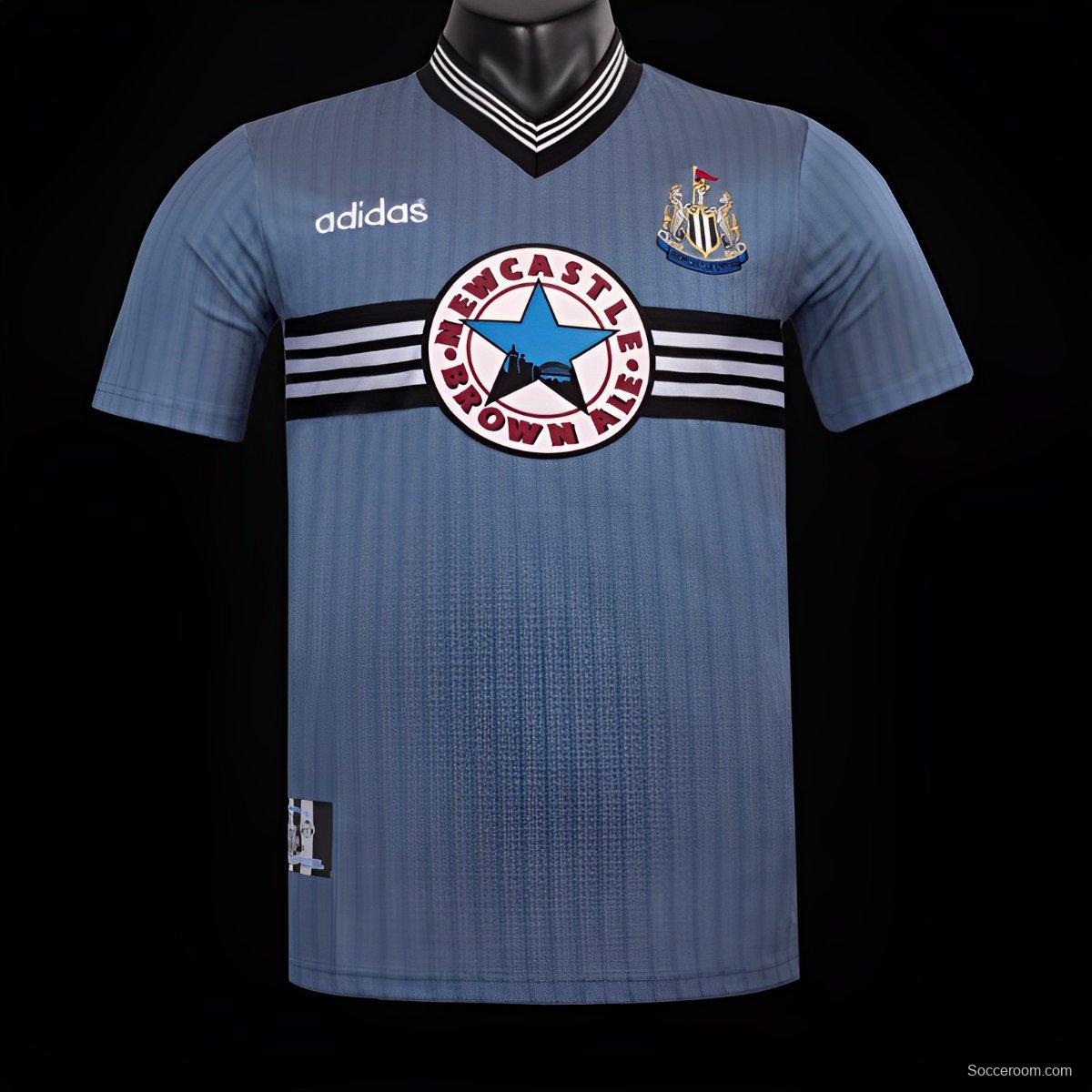 Retro 95/96 Newcastle United Away Grey Jersey