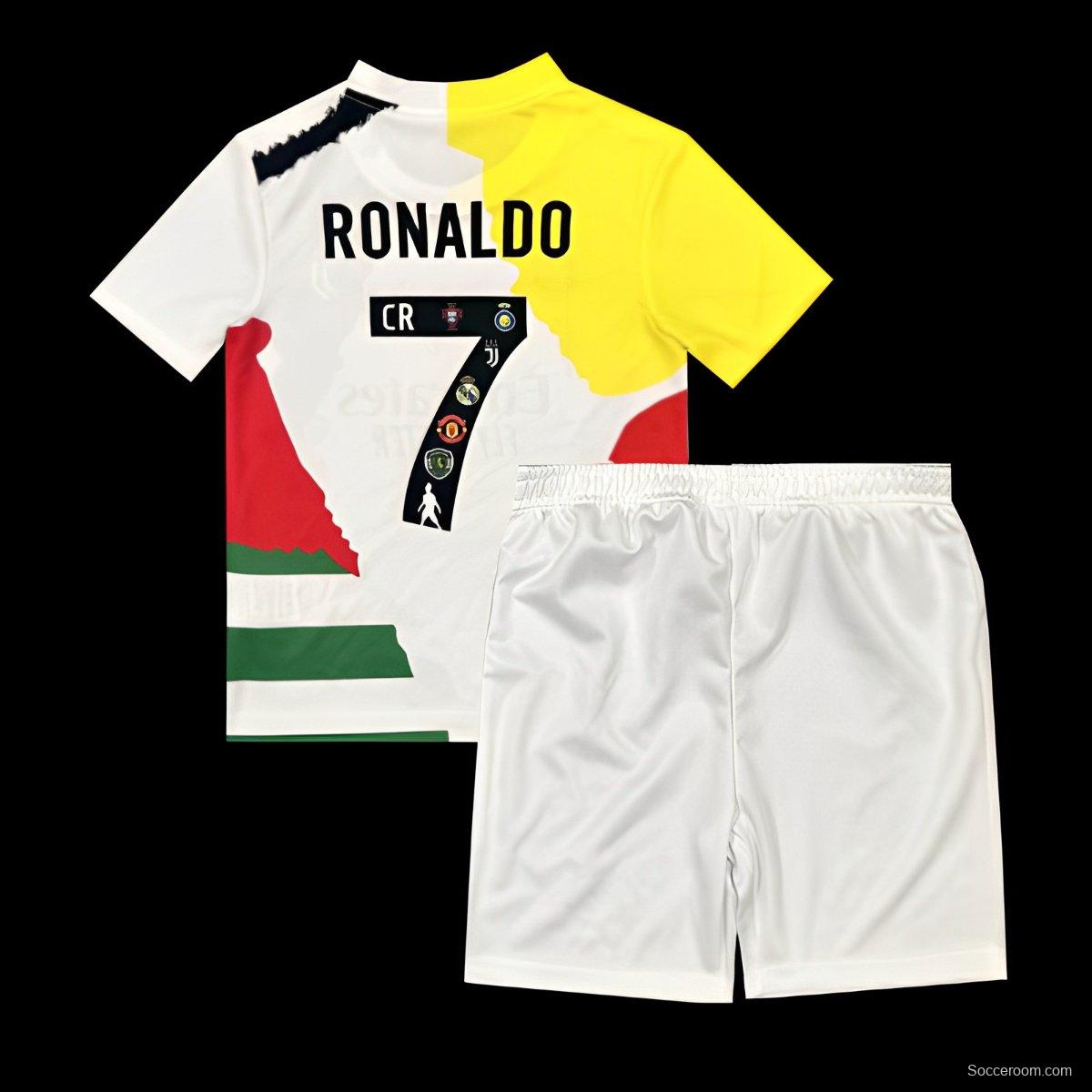 25/26 Kids Real Madrid Cristiano Ronaldo Special CR7 Jersey