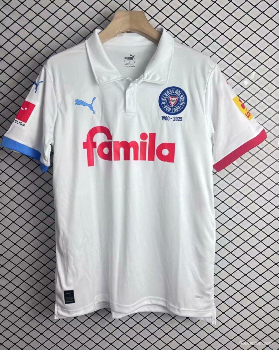 24/25 Holstein Kiel 125Th Anniversary WHITE Jersey