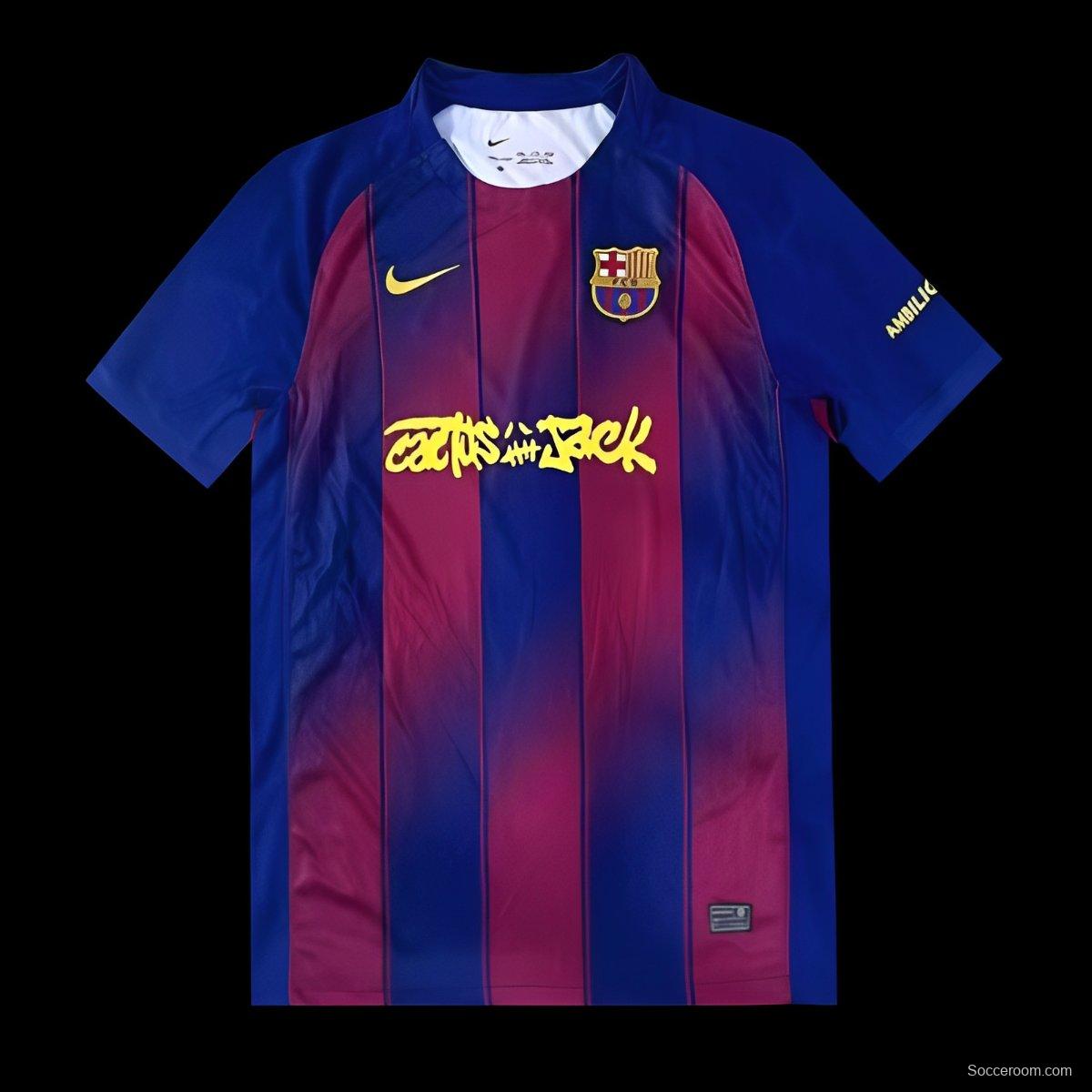 25/26 Barcelona  x Travis Scott Home Jersey