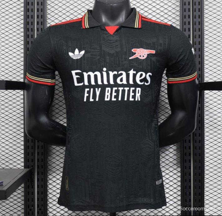 Player Version 25/26 Arsenal Black POLO Jersey