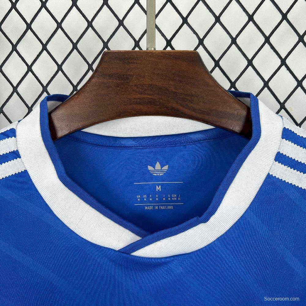 25/26 Real Madrid Third Blue Long Sleeve Jersey