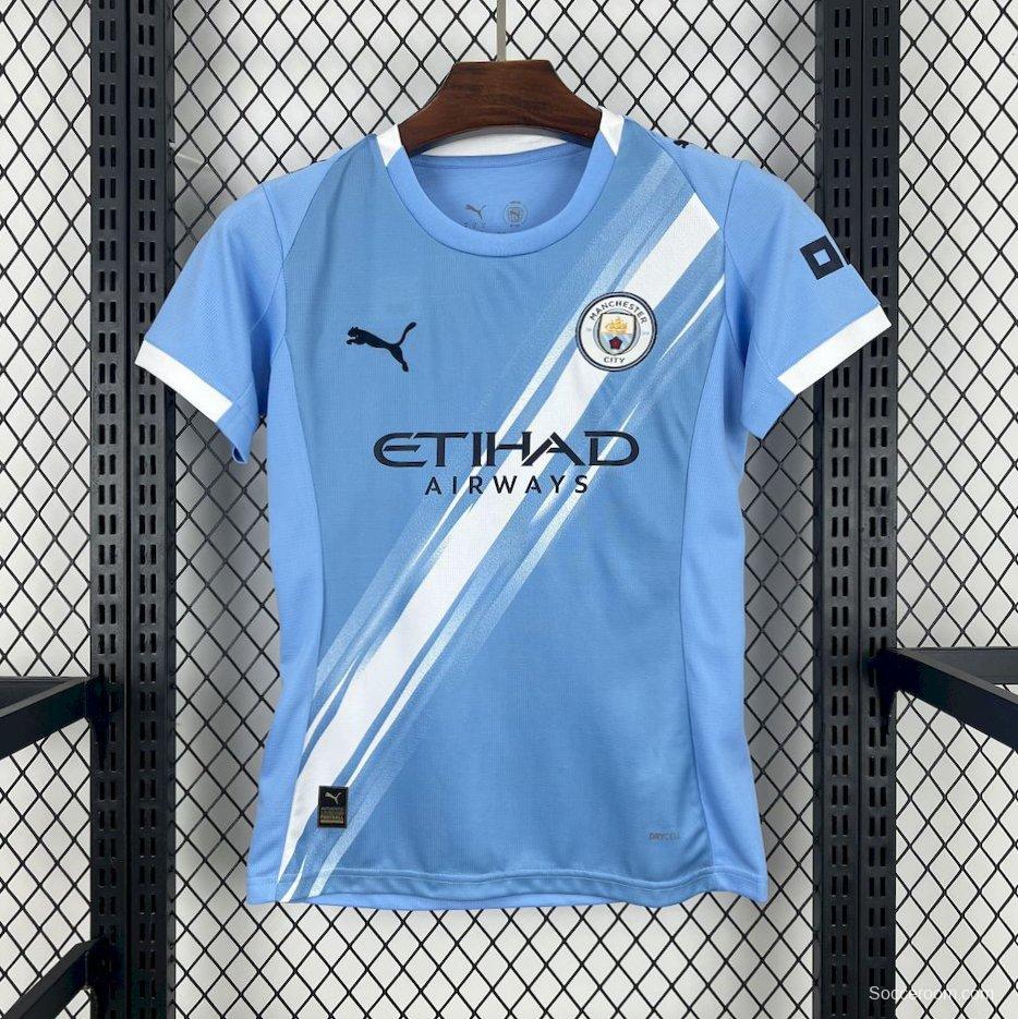 2025/26 Manchester City Home Women Jersey