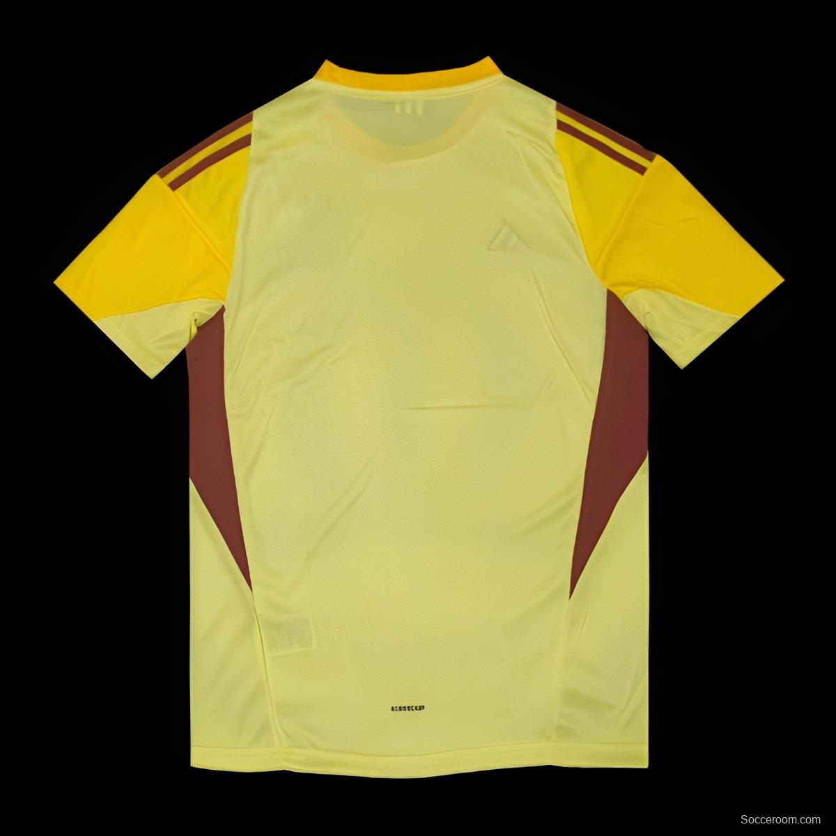 2025 Italy Yellow Goalkeeper Jersey