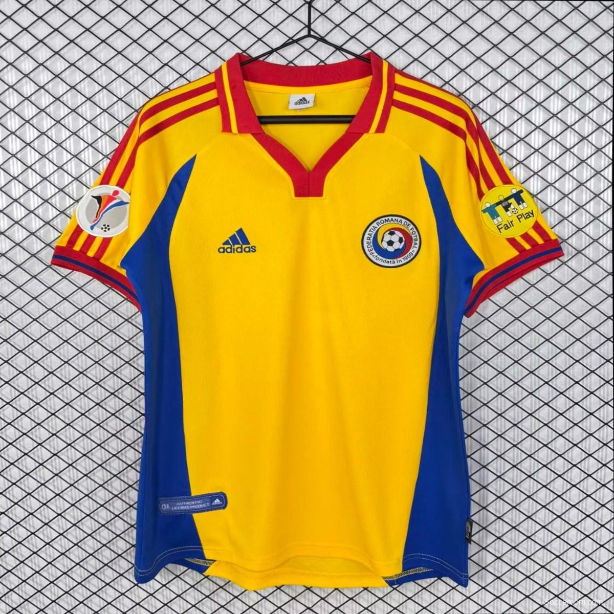 Retro 2000 Romania Home Jersey