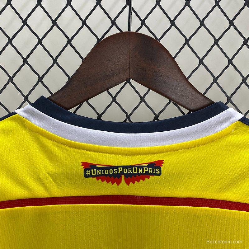 Retro 2014 Colombia Home Jersey