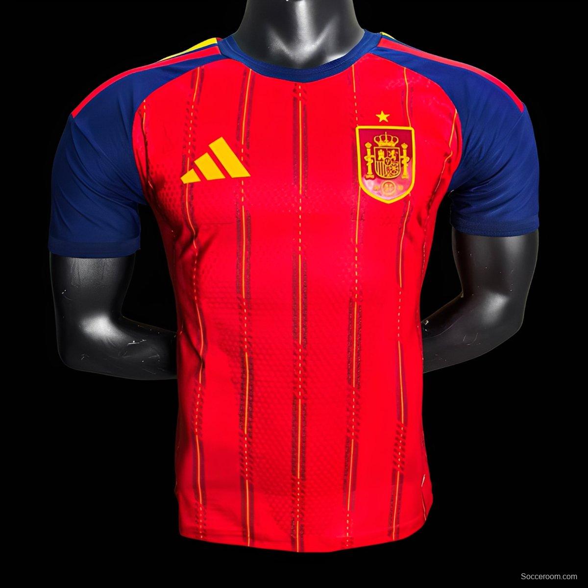Player Version 2026 Spain Home Jersey