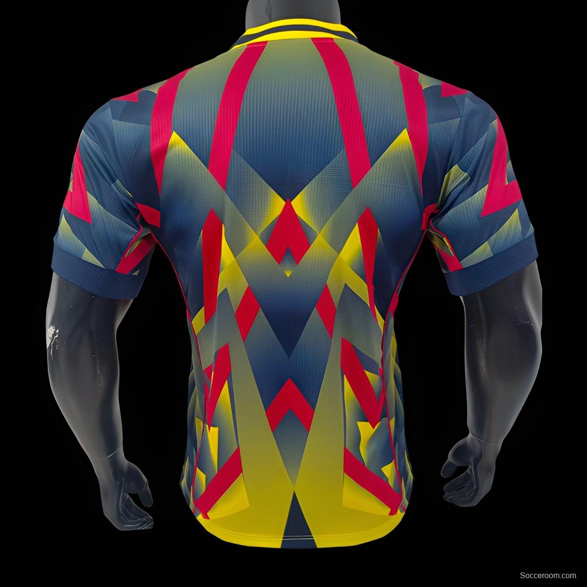 Player Versio 25/26 Arsenal Adidas Original Lifestyle Yellow with Geometric Pattern Jersey