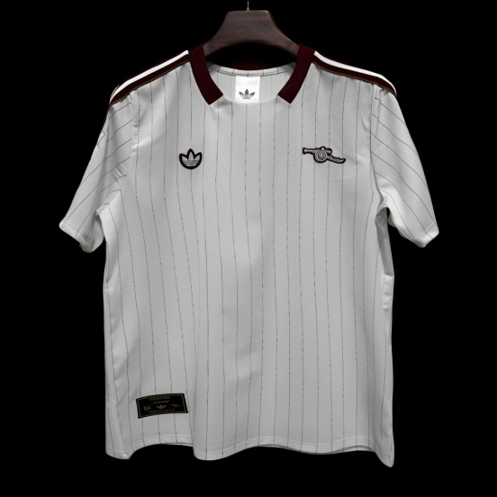 2026 Arsenal Adidas Terrace Icons White Jersey