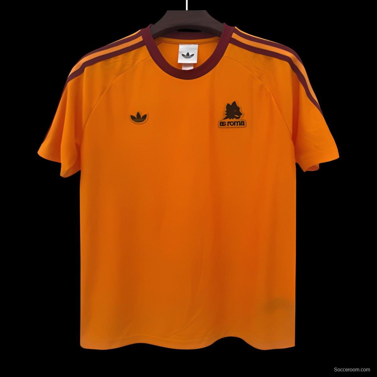 25/26 Roma Adidas Original Orange Jersey