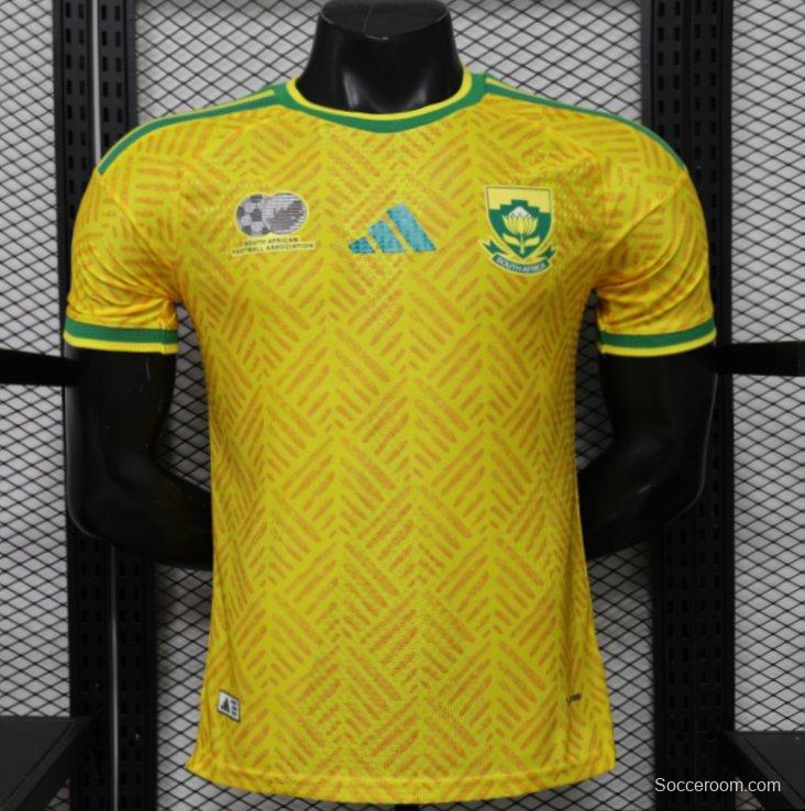 Player Version 26/27 South Africa Yellow & Green  Home Jersey (Adidas)