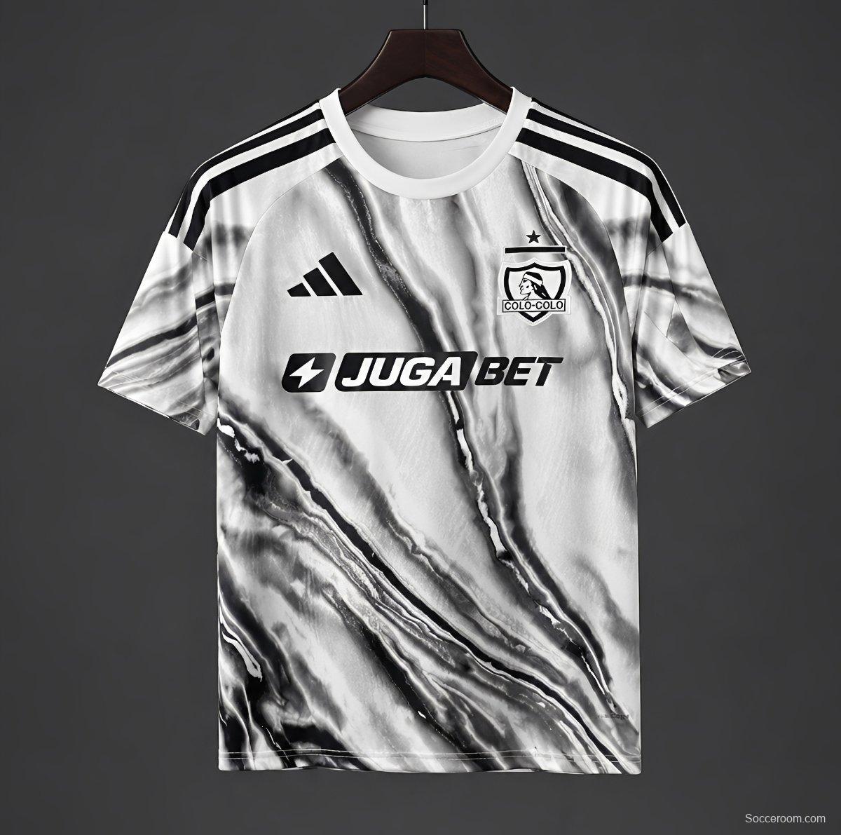 26/27 Colo Colo Black/White Marble Third Jersey